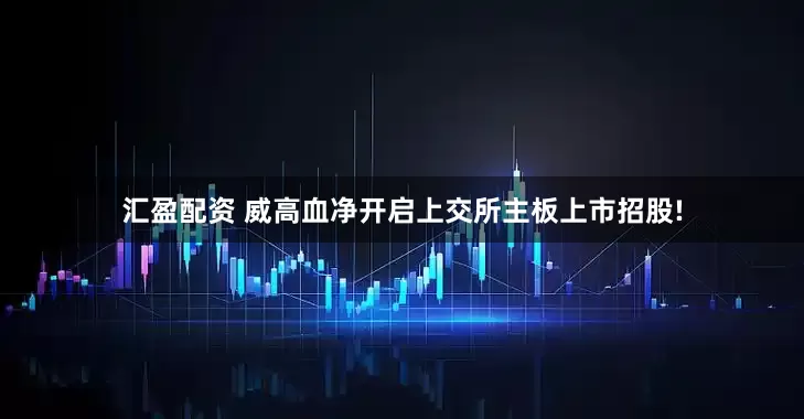 汇盈配资 威高血净开启上交所主板上市招股!